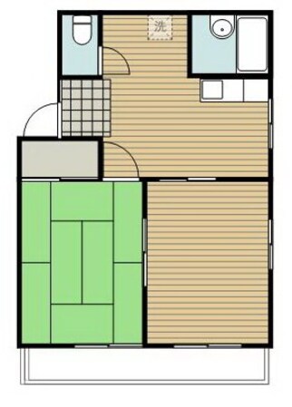 サンビームマンションの物件間取画像